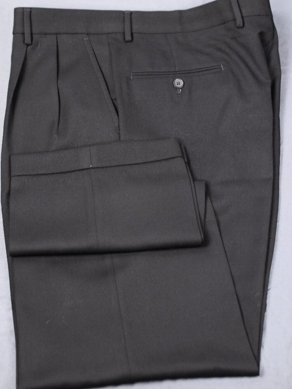 Joseph & Feiss Gold Line Men's Dress Trousers Charcoal Gray 38x32 EUC